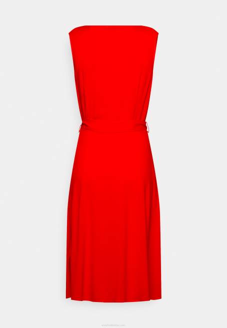 volant midi elbise günlük elbise kırmızı Anna Field F2024 kadınlar
