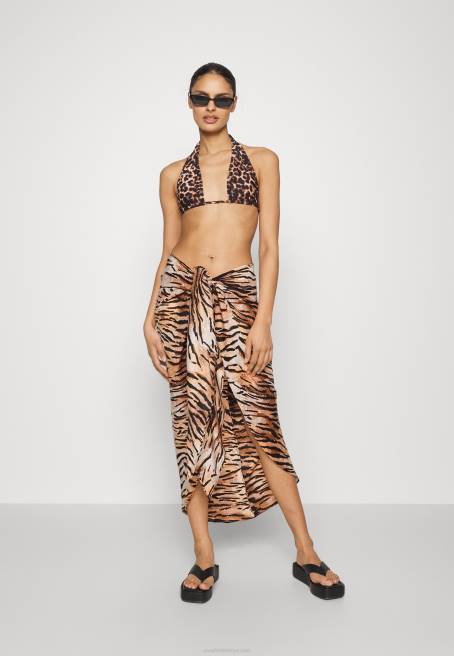 Geo baskılı Malaya peştemâli 917 çok renkli anvelop etek çok renkli Anna Field F202812 kadınlar