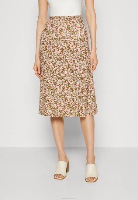 çizgili etek çok renkli Anna Field F202786 kadınlar