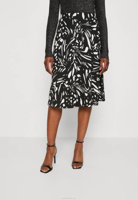 çizgili etek siyah/beyaz Anna Field F202788 kadınlar