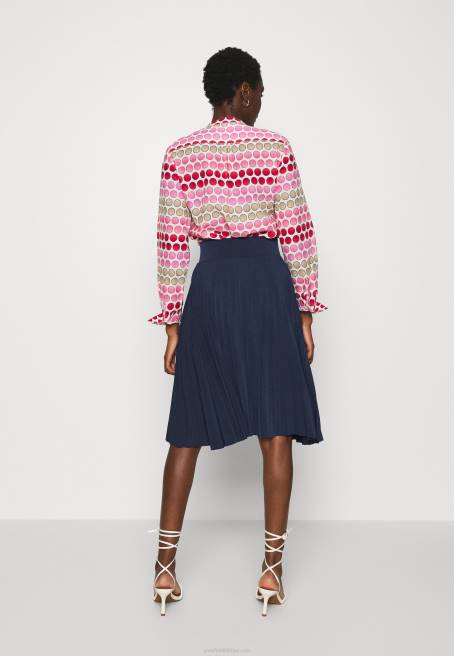 plisse a-line mini etek a-line etek deniz mavisi Anna Field F202774 kadınlar