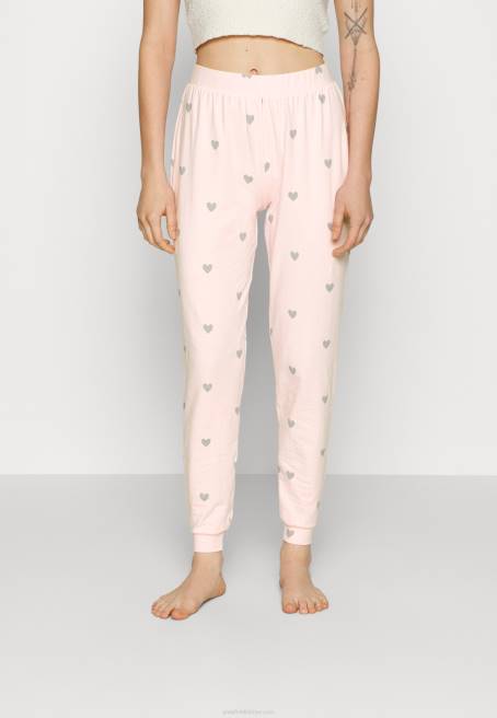 2\'li pijama altı pembe/gri Anna Field F2021076 kadınlar