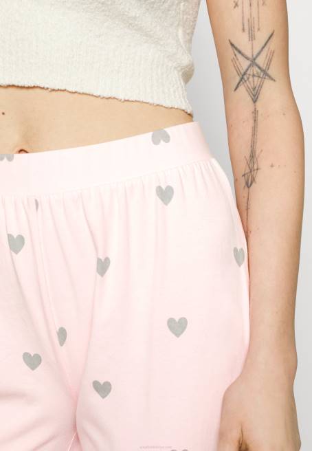 2\'li pijama altı pembe/gri Anna Field F2021076 kadınlar