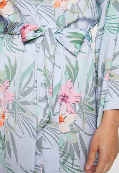 çiçekli bornoz sabahlık mavi Anna Field F2021090 kadınlar