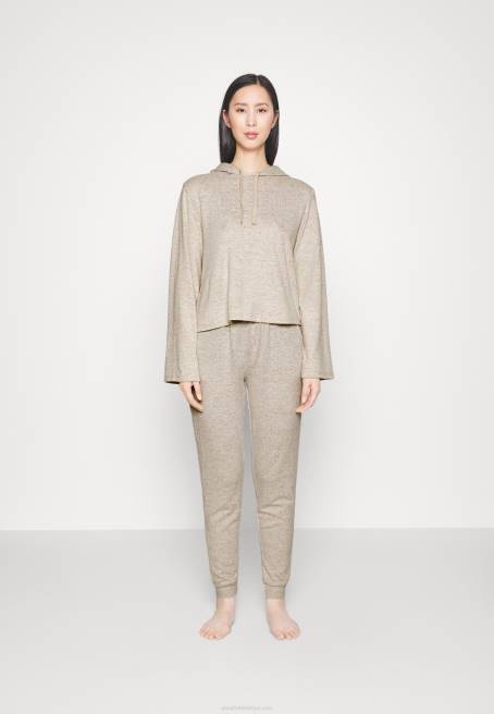 pijama takımı kahverengi Anna Field F2021067 kadınlar