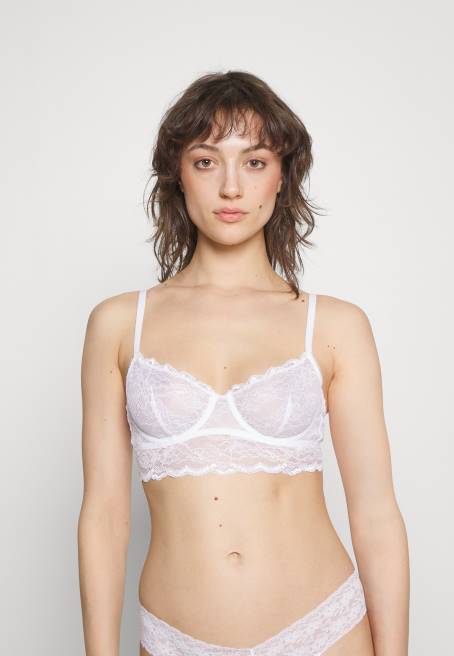 2\'li balenli sütyen 503 lacivert_001 beyaz Anna Field F202940 kadınlar