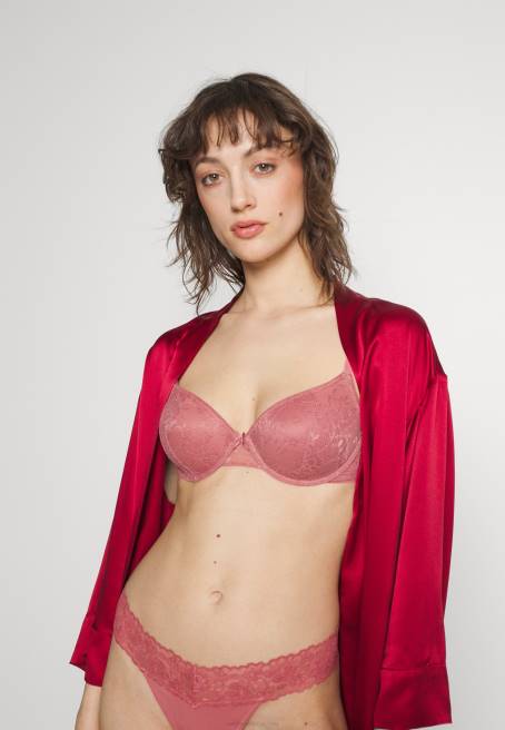 2\'li balenli sütyen siyah/pembe Anna Field F202941 kadınlar