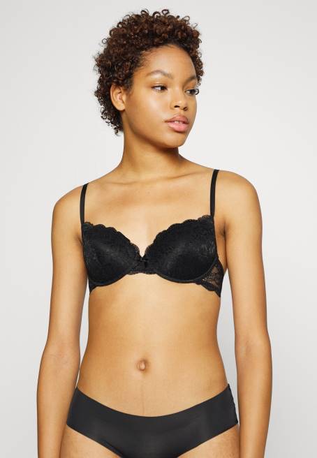 2\'li dantel tişörtlü sütyen balenli sütyen beyaz/siyah Anna Field F202943 kadınlar