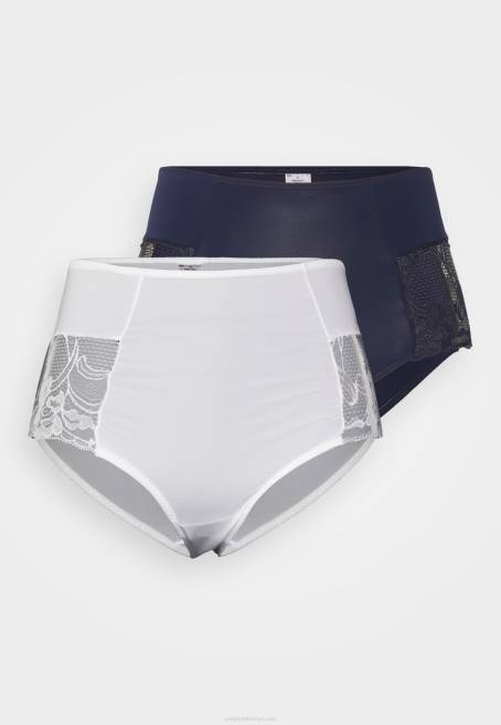 2\'li külot koyu mavi/beyaz Anna Field F2021002 kadınlar