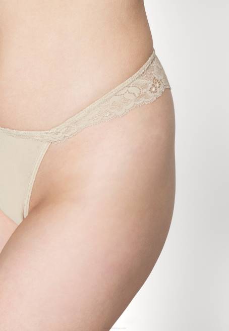 5\'li tanga ten rengi/siyah Anna Field F2021007 kadınlar