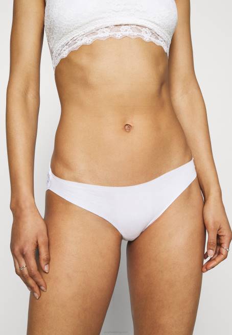 7pp pamuklu ve dantelli brezilya külotu pembe/beyaz/siyah Anna Field F202953 kadınlar