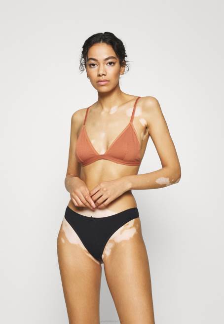 georgina 7pp tanga pamuklu tanga siyah Anna Field F202977 kadınlar