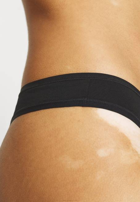 georgina 7pp tanga pamuklu tanga siyah Anna Field F202977 kadınlar