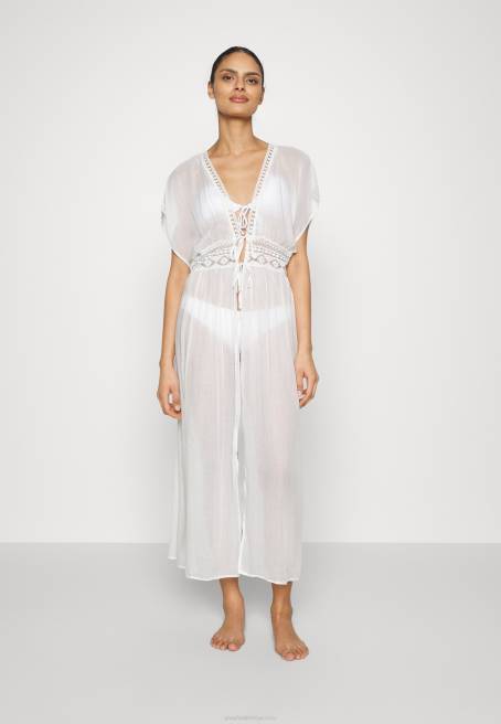 işlemeli örtü 802 siyah plaj aksesuarı 001 beyaz Anna Field F202741 kadınlar