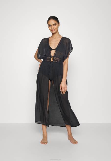 işlemeli örtü 802 siyah plaj aksesuarı 802 siyah Anna Field F202739 kadınlar