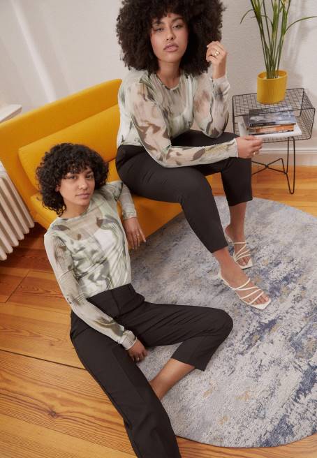 çin pantolonu siyah Anna Field F202597 kadınlar