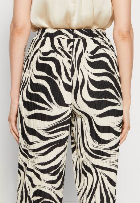 pantolon siyah/kırık beyaz Anna Field F202622 kadınlar