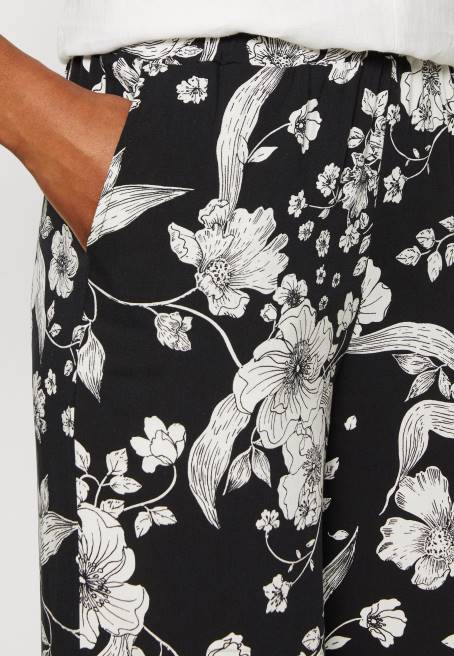 pantolon siyah/kırık beyaz Anna Field F202640 kadınlar