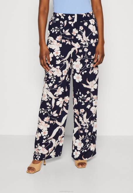 pantolon siyah/kırık beyaz/çok renkli Anna Field F202619 kadınlar