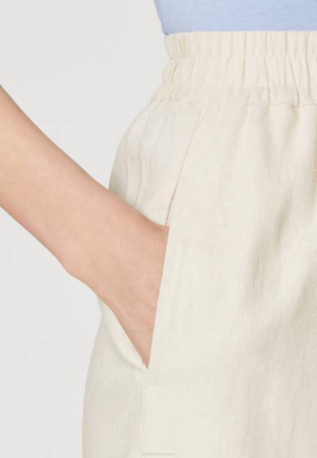keten karışımı şort bej Anna Field F202857 kadınlar