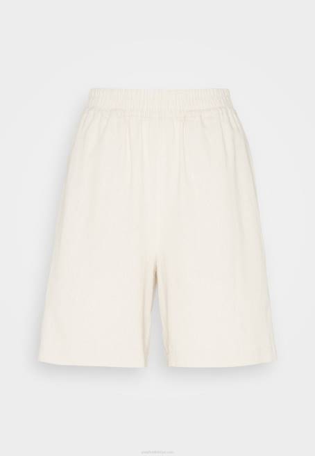 keten karışımı şort bej Anna Field F202857 kadınlar