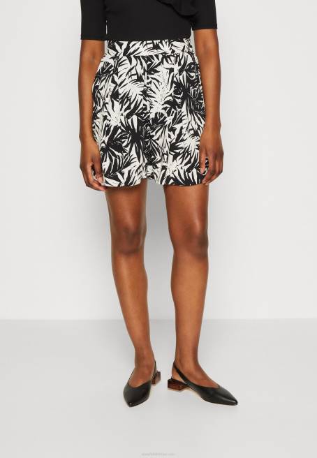 şort siyah/kırık beyaz Anna Field F202860 kadınlar