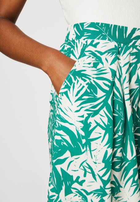 şort yeşil/kırık beyaz Anna Field F202861 kadınlar