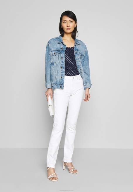 2\'er paket baskılı tişört lacivert/beyaz Anna Field F202329 kadınlar