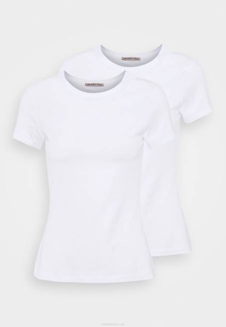 2\'li basic t-shirt beyaz Anna Field F202252 kadınlar