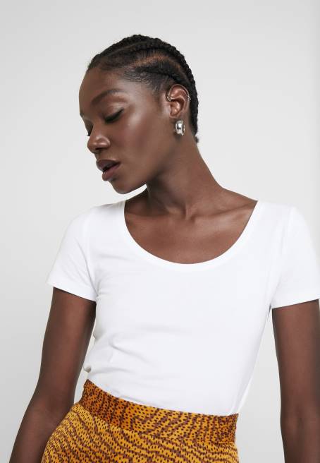 2\'li basic t-shirt beyaz Anna Field F202306 kadınlar