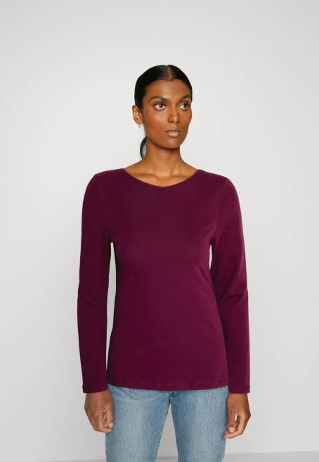 2\'li paket uzun kollu üst koyu kırmızı/siyah Anna Field F202589 kadınlar