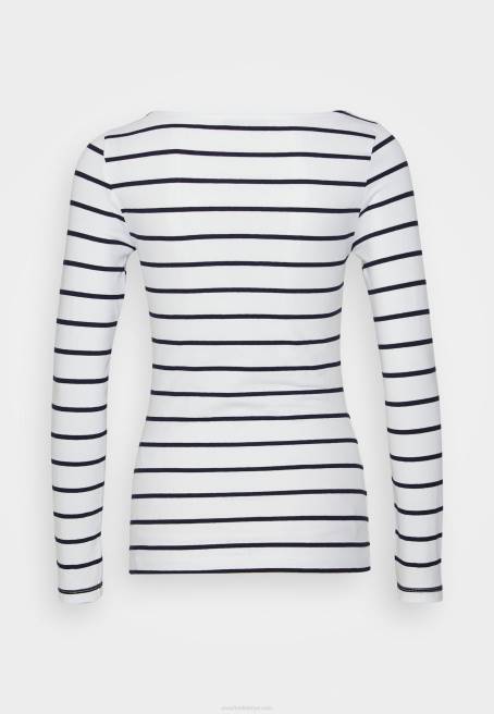 2\'li uzun kollu üst beyaz/lacivert Anna Field F202587 kadınlar