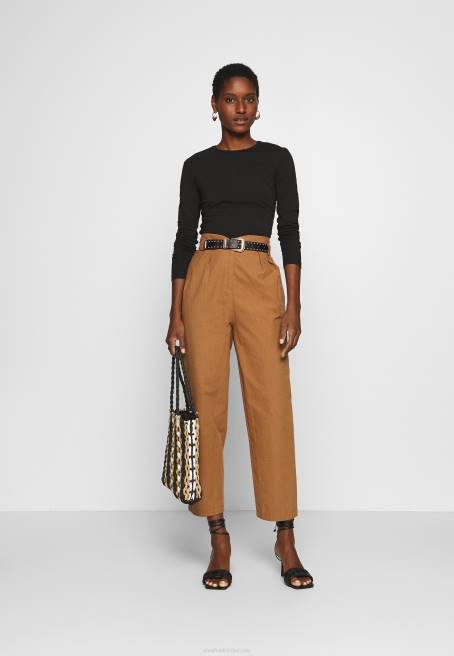 2'li uzun kollu üst beyaz/siyah Anna Field F202515 kadınlar