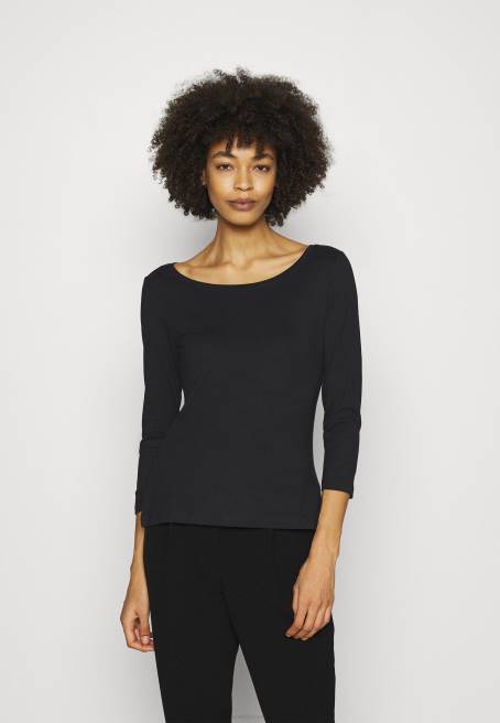 2\'li uzun kollu üst beyaz/siyah Anna Field F202519 kadınlar