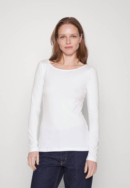 2\'li uzun kollu üst beyaz/yeşil Anna Field F202562 kadınlar