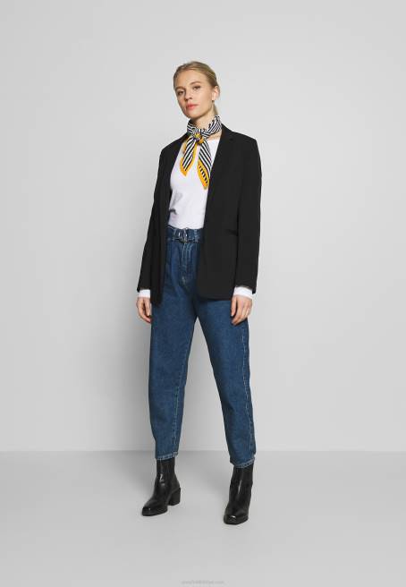 2\'li uzun kollu üst deniz mavisi/beyaz Anna Field F202539 kadınlar