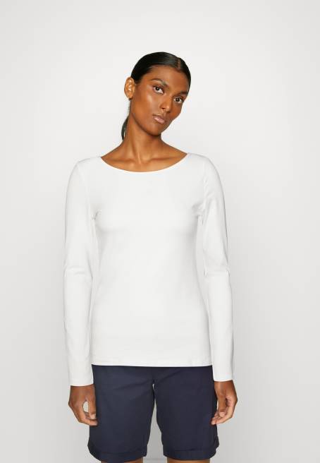 2\'li uzun kollu üst kahverengi/beyaz Anna Field F202584 kadınlar