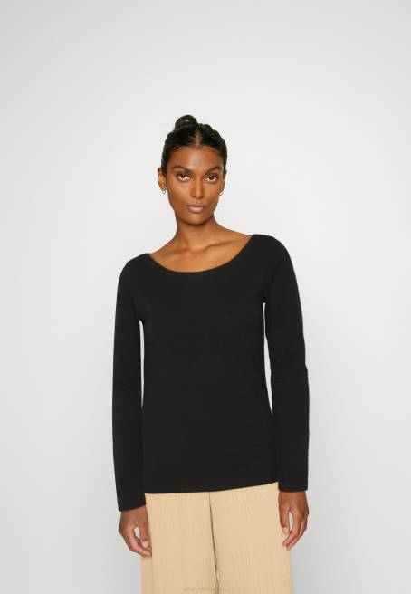 2\'li uzun kollu üst mavi/siyah Anna Field F202592 kadınlar