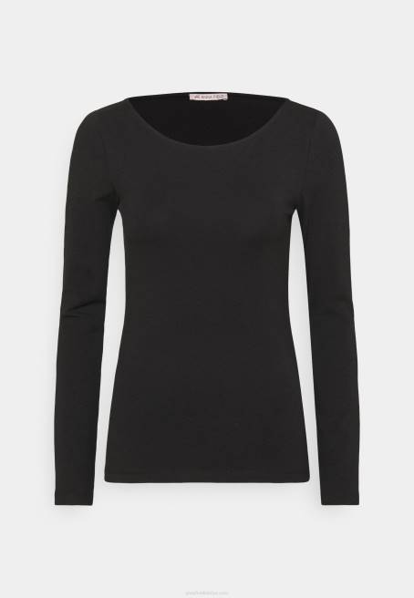 2\'li uzun kollu üst siyah/alacalı gri Anna Field F202525 kadınlar