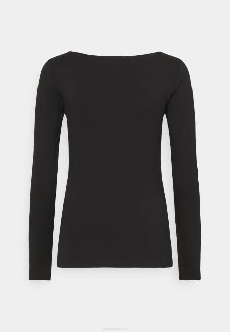 2\'li uzun kollu üst siyah/alacalı gri Anna Field F202525 kadınlar