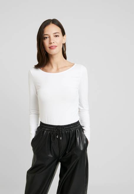 2\'li uzun kollu üst siyah/beyaz Anna Field F202550 kadınlar