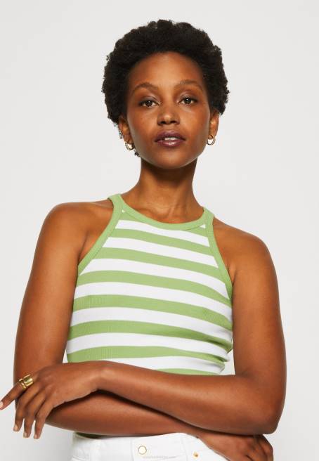 2 paket üst kırık beyaz/yeşil Anna Field F202479 kadınlar