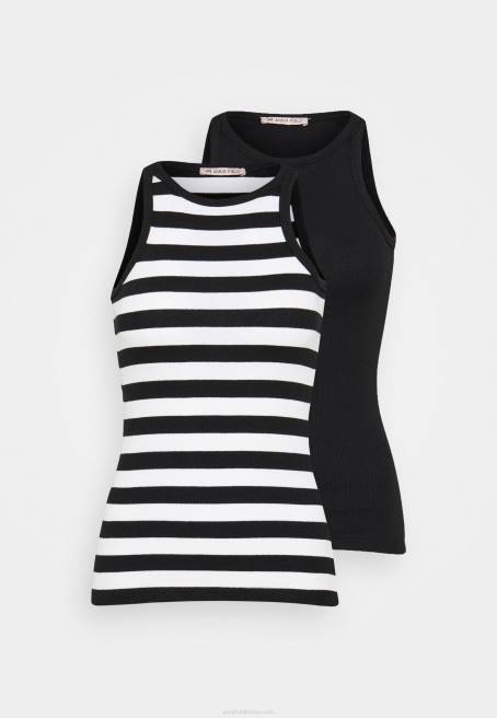 2 paket üst siyah Anna Field F202383 kadınlar