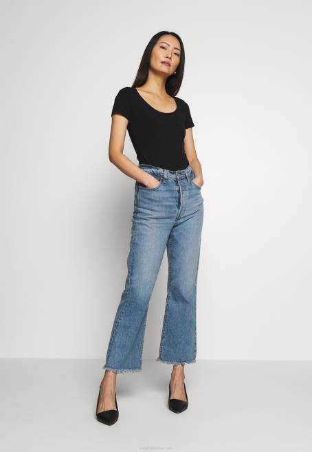 3\'lü basic t-shirt siyah Anna Field F202273 kadınlar