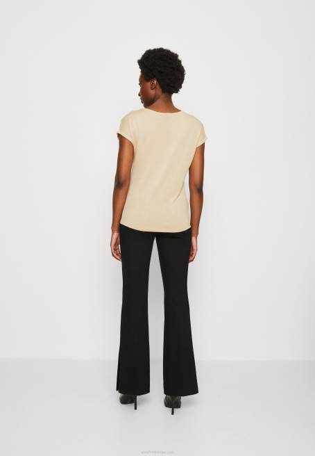 3\'lü basic tişört bej/kırık beyaz/kırmızı Anna Field F202301 kadınlar