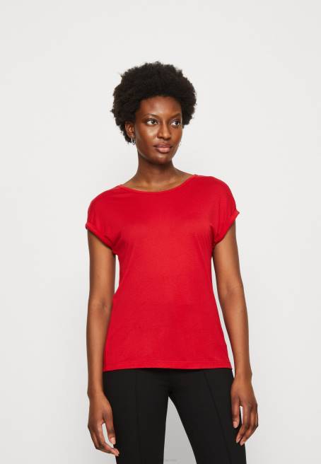 3\'lü basic tişört bej/kırık beyaz/kırmızı Anna Field F202301 kadınlar