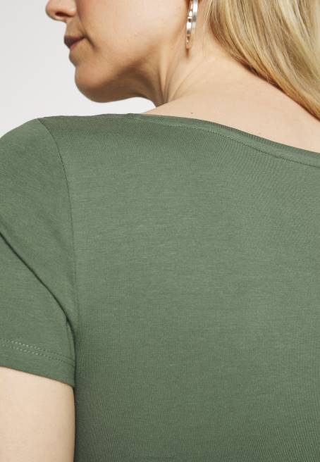 3\'lü basic tişört beyaz/benekli açık gri/açık yeşil Anna Field F202342 kadınlar