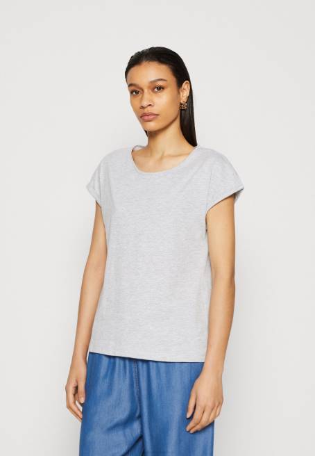 3\'lü basic tişört beyaz/benekli açık gri/koyu sarı Anna Field F202308 kadınlar