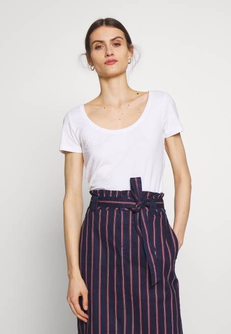 3\'lü basic tişört beyaz/lacivert/açık gri melanj Anna Field F202271 kadınlar