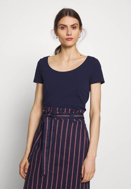 3\'lü basic tişört beyaz/lacivert/açık gri melanj Anna Field F202271 kadınlar